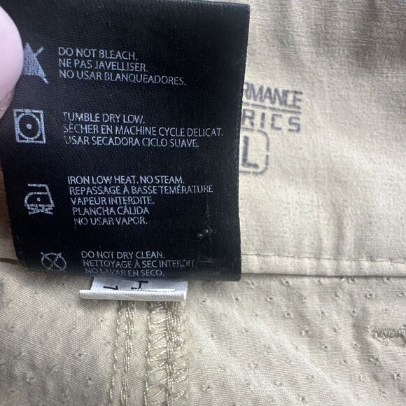 Huk Next Level 7.5" Fishing Shorts Mens Size XL Khaki Tan Performance Stretch - Picture 13 of 13